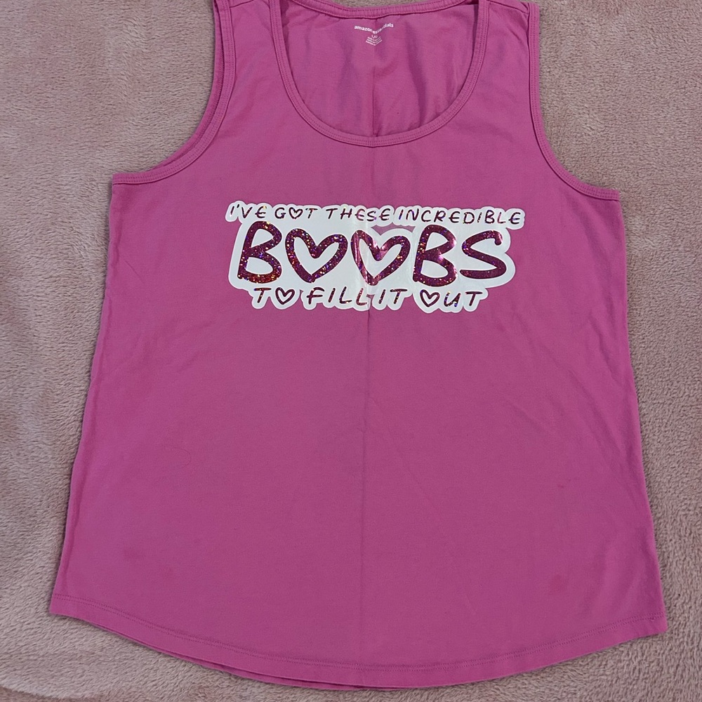 Women’s Custom Pink Graphic Tank Top